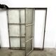 Old steel workshop skylight with opening.