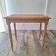 Old beech wood bureau/console/side table with bamboo legs.