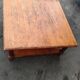 Table basse carré en sapin double plateau