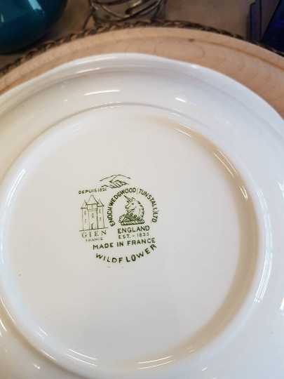 Plates Enoch Wedgwood Gien Wild Flower