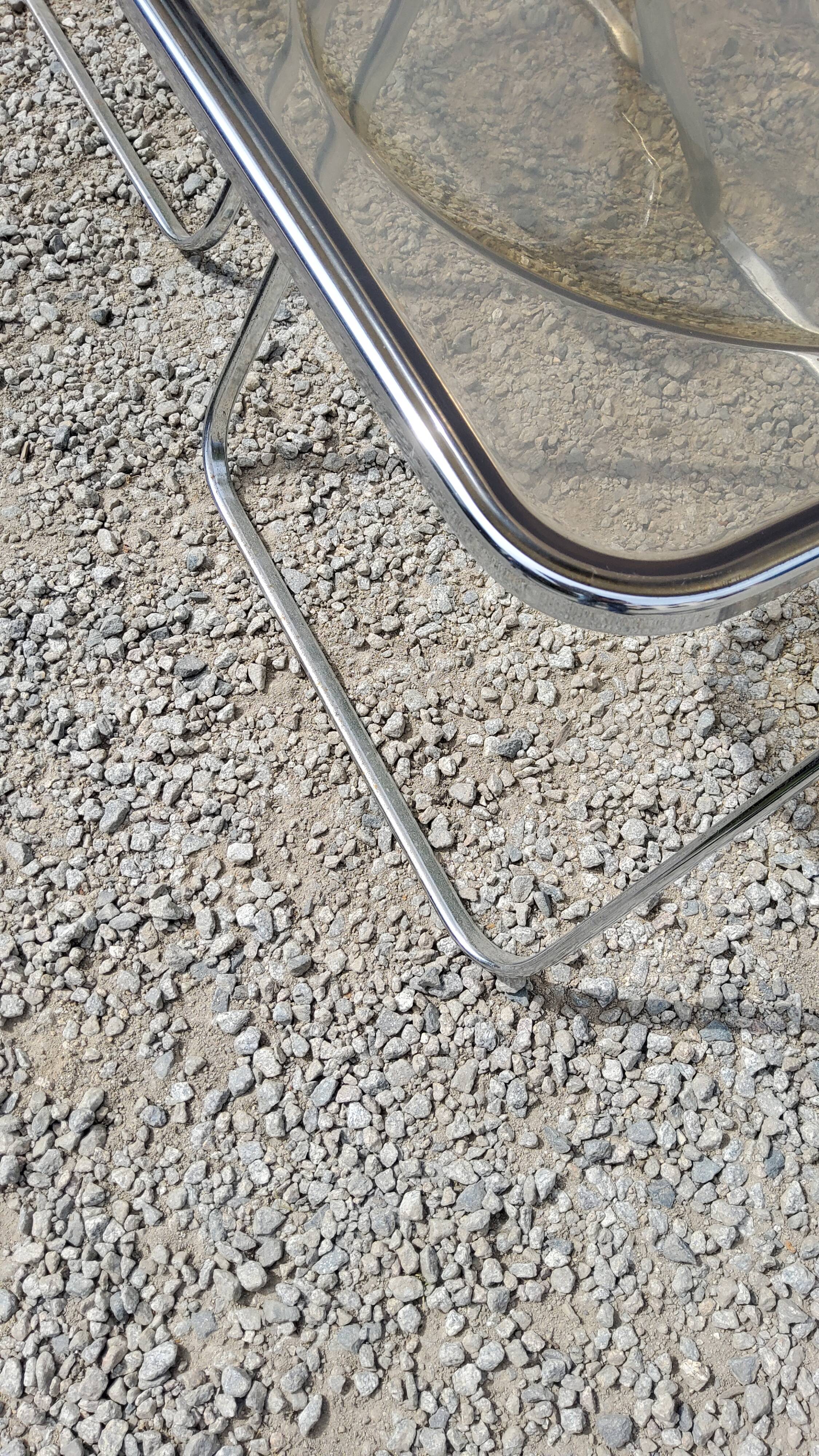 Set of 3 plia chairs by Giancarlo Piretti from the 70s