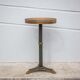 Brass and marble pedestal table with lion's paw, tripod hot water bottle table, empire style