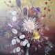 Tableau Andrée Cottray 1980, bouquet