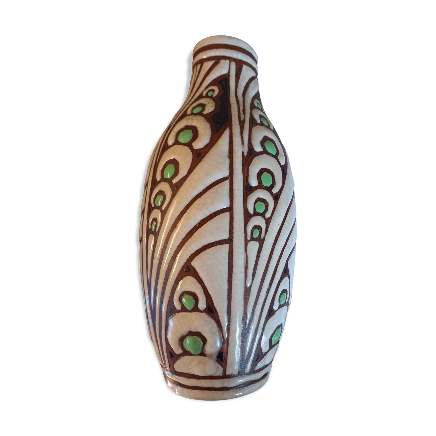 Charles Catteau ceramic vase