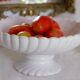 Old white sted fruit cup Lallier Moutiers