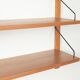 Elegant wall shelf by Poul Cadovius, 1950s, teak