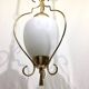 1-light lantern in gold metal