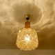 Vintage Pendant Lamp Limburg, Brass & Glass, 70s