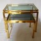 2 nesting tables by Guy Lefèvre for the Maison Jansen of the 70s