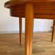 Table ronde extensible en teck