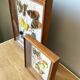 Lot de deux cadres papillons vintage
