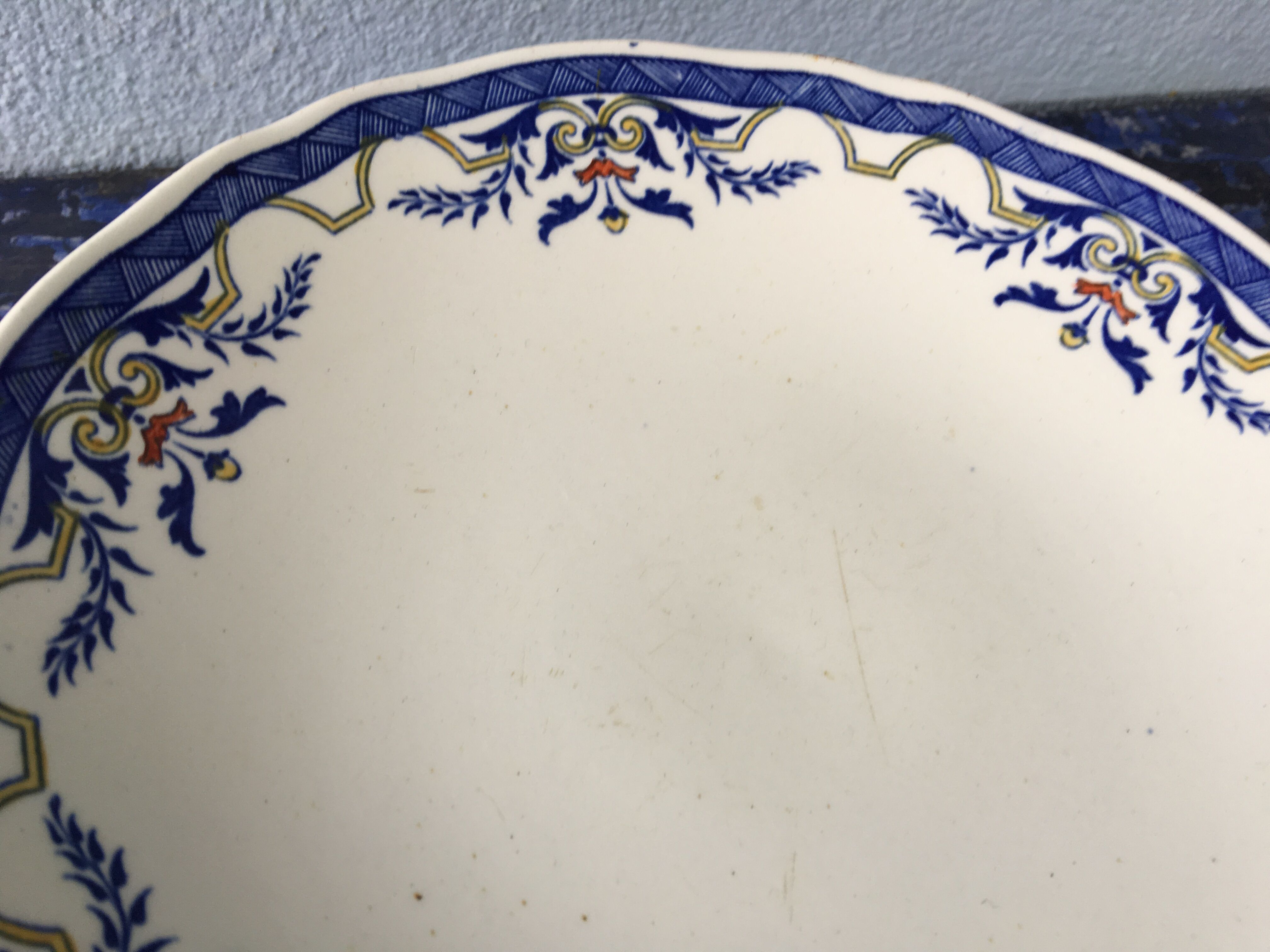 Compotier earthenware in the early 20th century