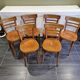 6 Baumann bistro chairs, 1960s