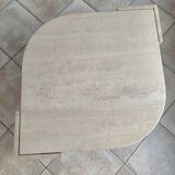 Travertine coffee table