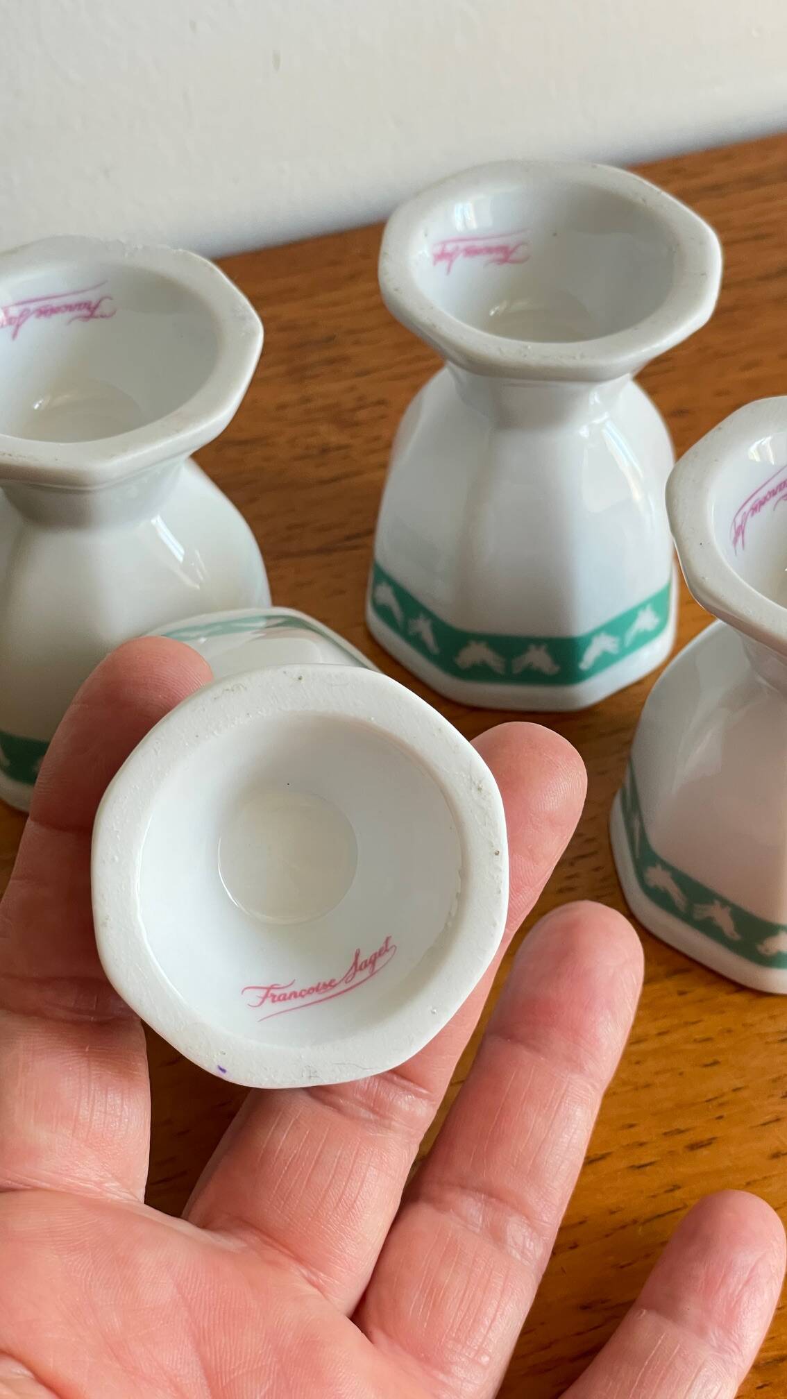 VINTAGE Ceramic COQUETIERS