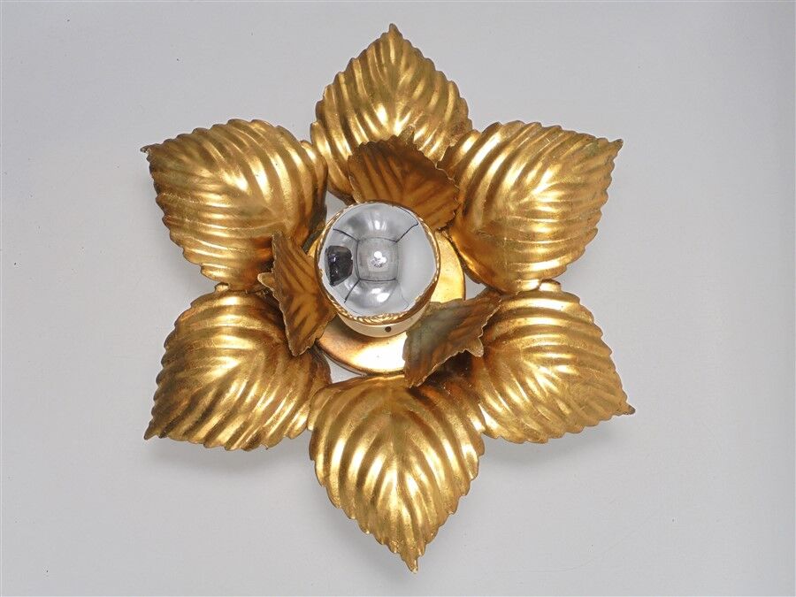 Masca golden flower wall lamp