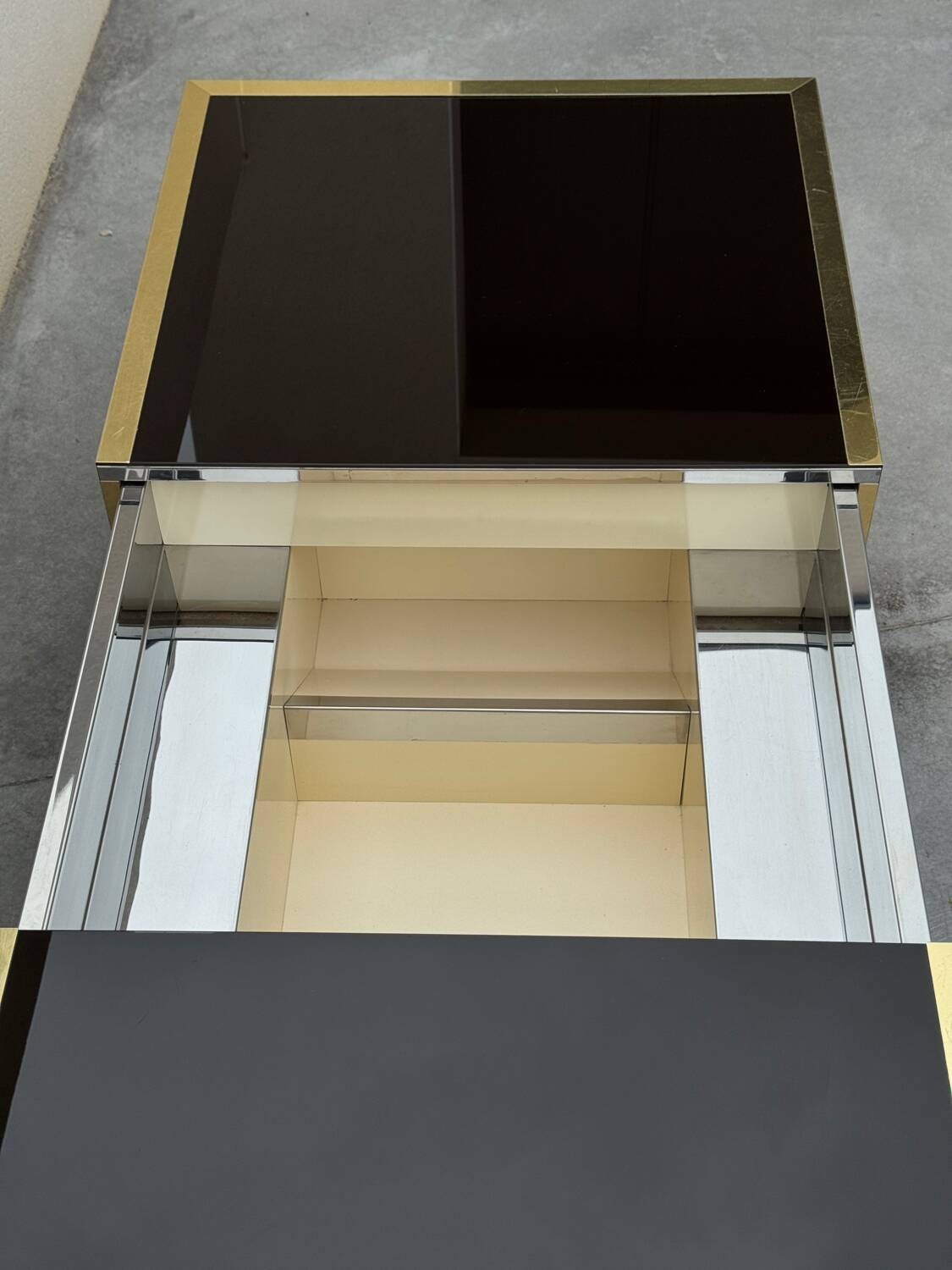 70s designer bar coffee table