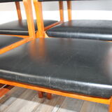 Lot of 4 Scandinavian chairs