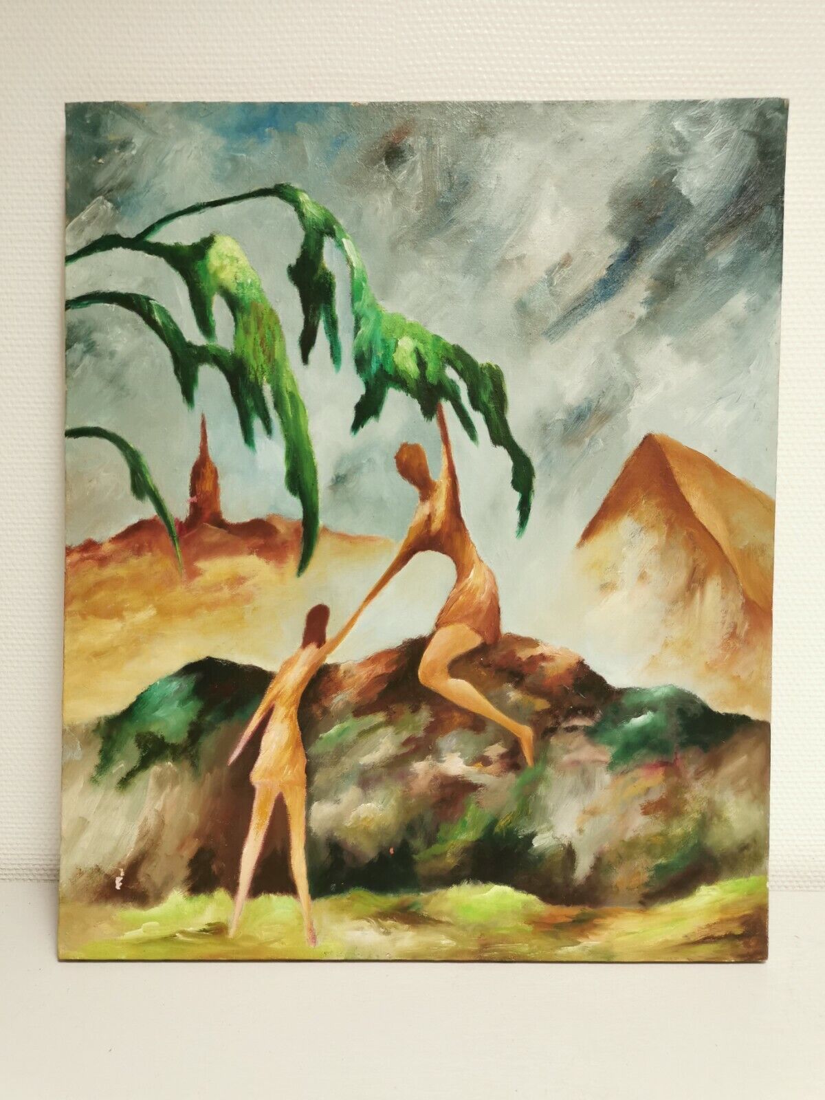 Table , oil signed jacques barbot ( hem )