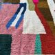 Authentic handmade Berber rug, size 150/250 cm.