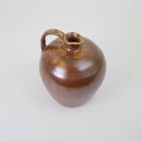 Brown stoneware vase / pitcher