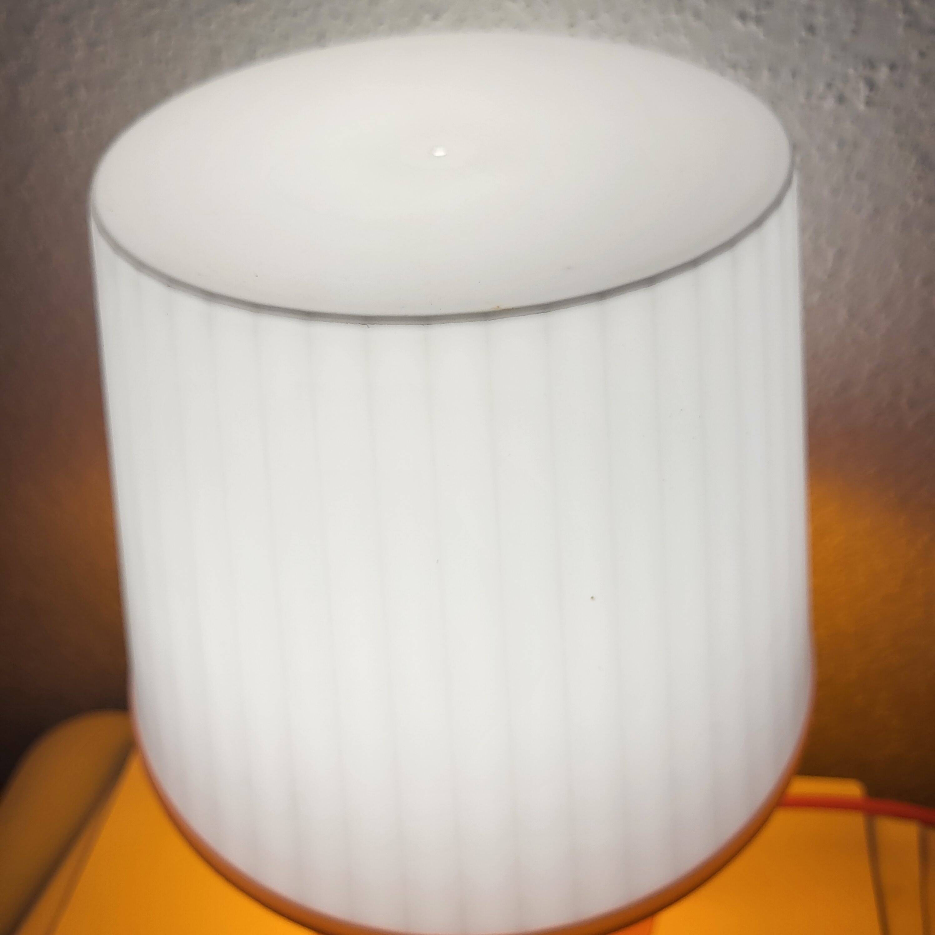 Lampe Lampan orange pop ikea vintage