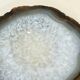 Vintage brown crystal agate slice tray agate ashtray 1960