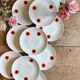 Set of 10 vintage dinner plates, Scherzer Bavaria