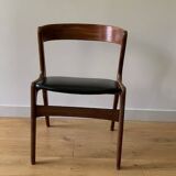 Danish teak and leather chair from the 60s/70s