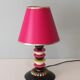 Table lamp in copper, plastic and Bakelite, early twentieth century, Belcique.