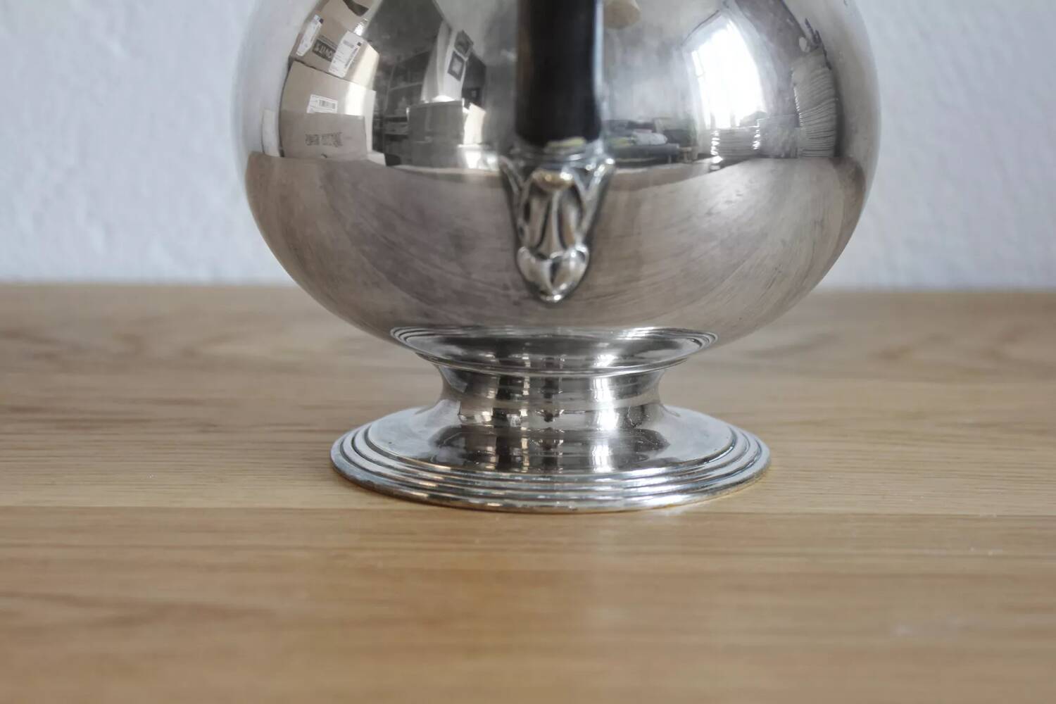 Antique silver-plated coffee pot by Christofle