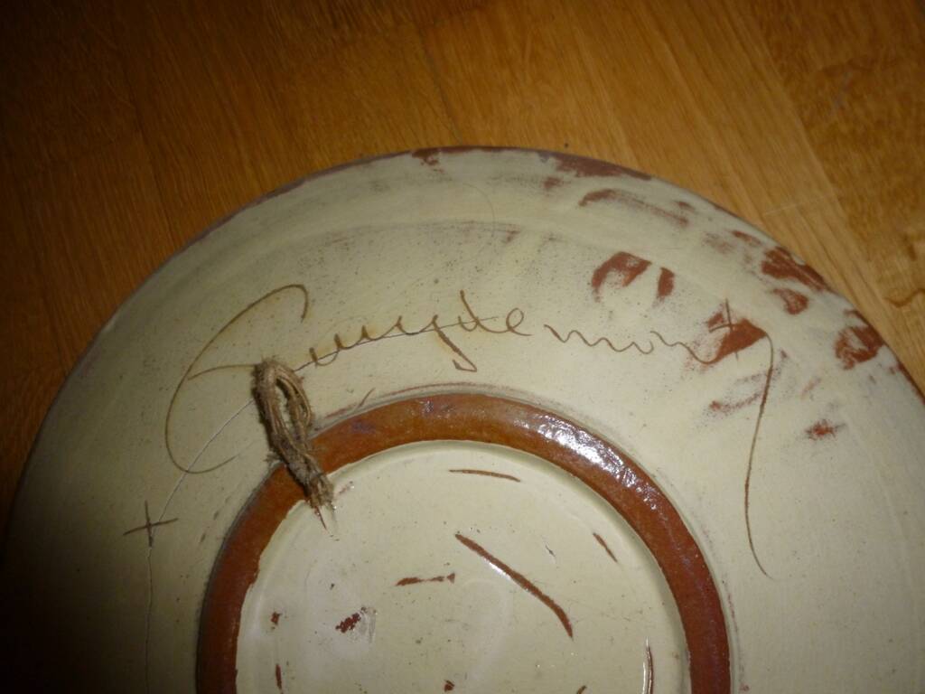 Large wall plate from the 50s PUIGDEMONT