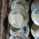 10 antique deep plates in ironstone