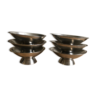 Set of 6 ice cream cups