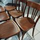 Suite of 6 baumann vintage bistrot chairs 1960s