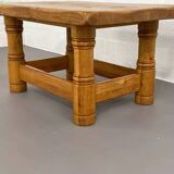 Table basse vinatge en chêne massif