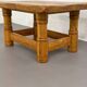 Table basse vinatge en chêne massif