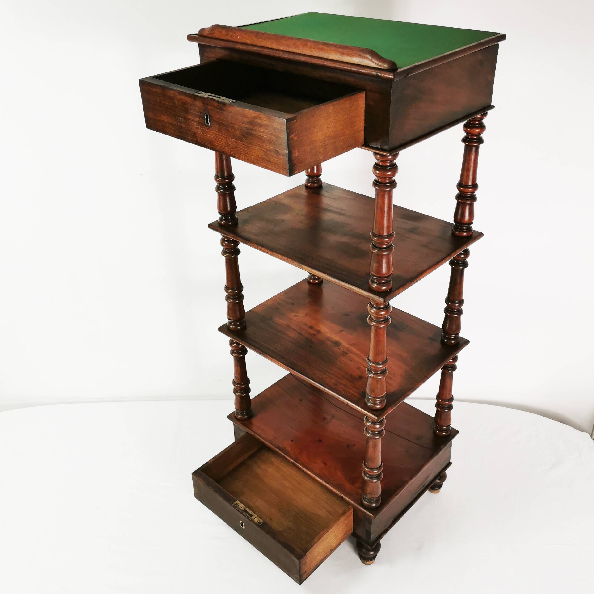 Antique, eclectic Regency shelf, England, circa 1900