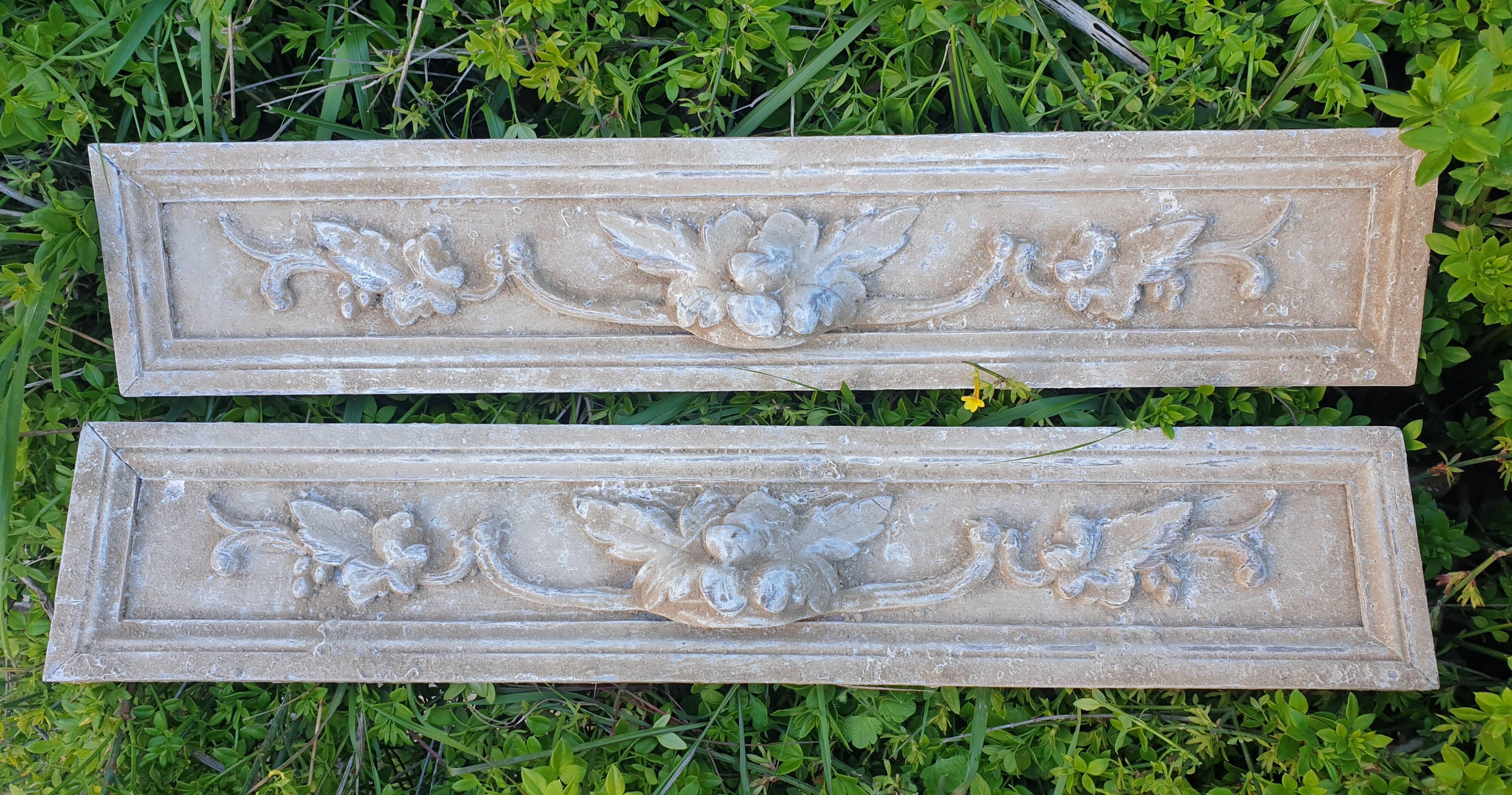 Antique French wood carved pediment vintage wood carving castle decor