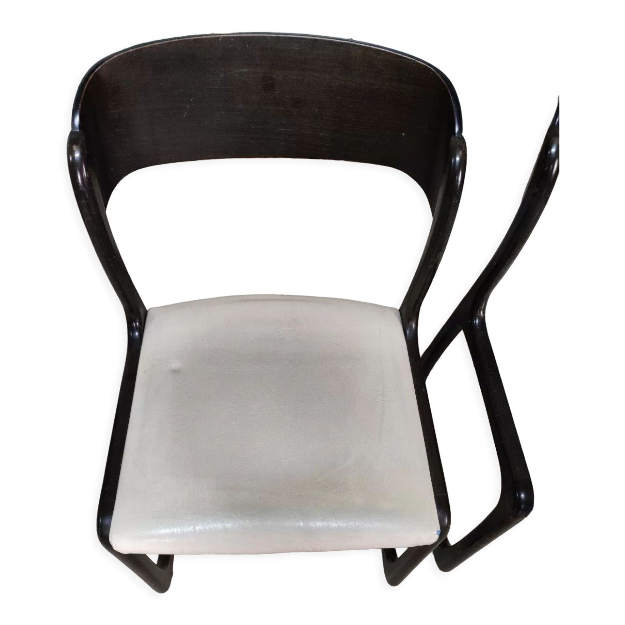 Lot de 6 chaises Baumann traineau