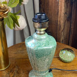 Marbled porcelain lamp base