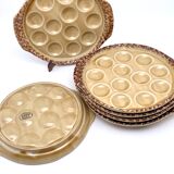 Gien snail 6 plates service