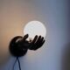 Vintage hand ceramic wall lamps
