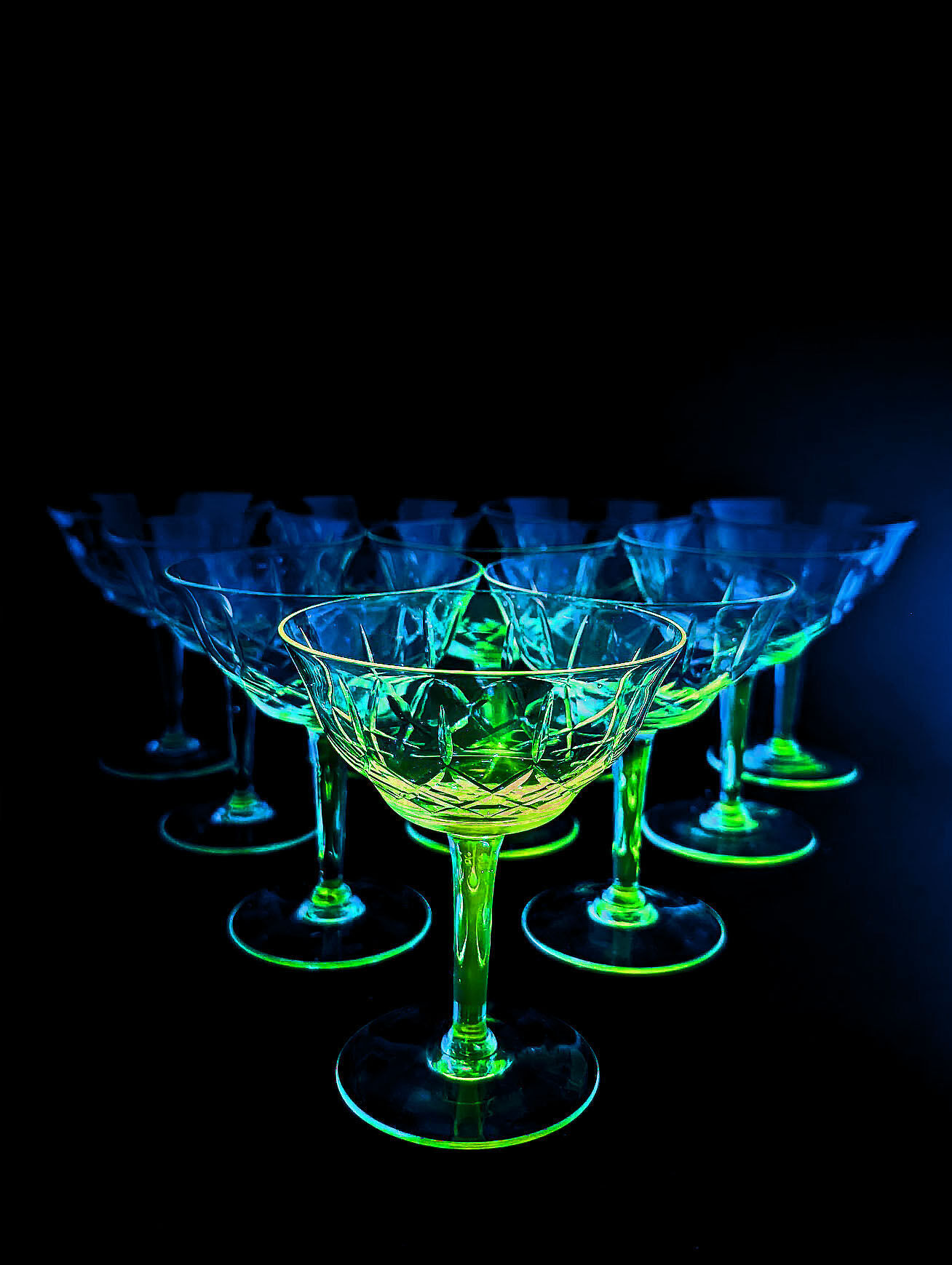 Art Deco Champagne Coupes