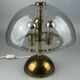Lampe de table des années 60 des années 70 par Doria Leuchten Allemagne laiton de verre Space Age
