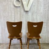 Pair of winstub (bistro) chairs