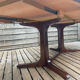 Extendable oval table Baumann, for up to 12 place settings.