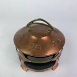 Very rare Jugendstil butter dish by Joseph Maria Olbrich for WMF.