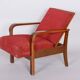 Set of Art Deco Walnut Armchairs, 1930s