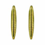 Pair of Green Murano Glass Leaf Wall Sconces, Italy 1990s